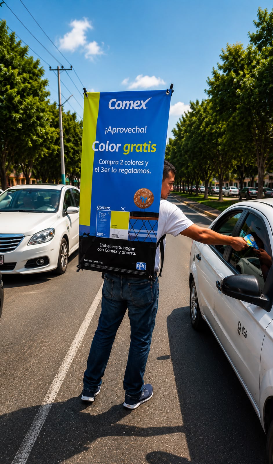Publicidad exterior por pinturas